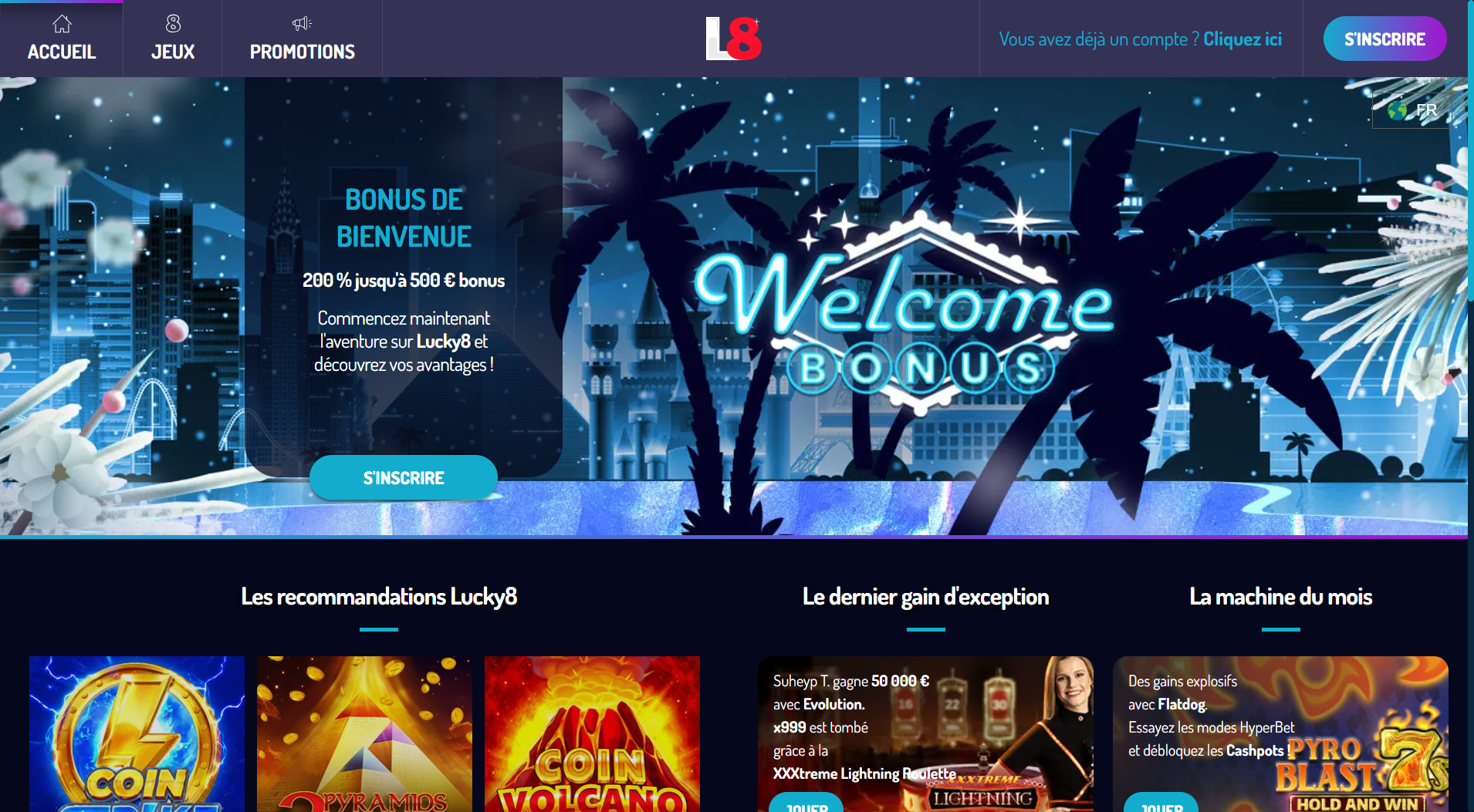 Casino en ligne Lucky8